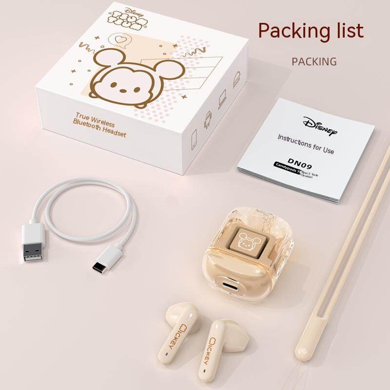 Tai Nghe Disney DN09 TWS Tai Nghe Bluetooth 5.3 Không Dây Âm Thanh Nổi HiFi, Hàng Chất Lượng Cao