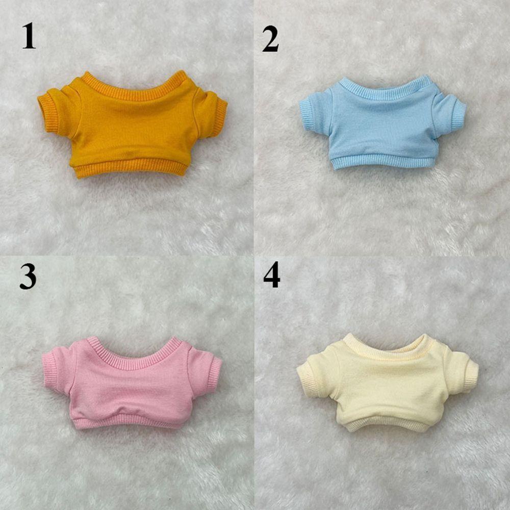Bộ Trang Phục Gồm Áo sweater cotton + Quần Short 20cm Màu Trơn Thời Trang Cho Búp Bê / Áo sweater / Quần Short diy