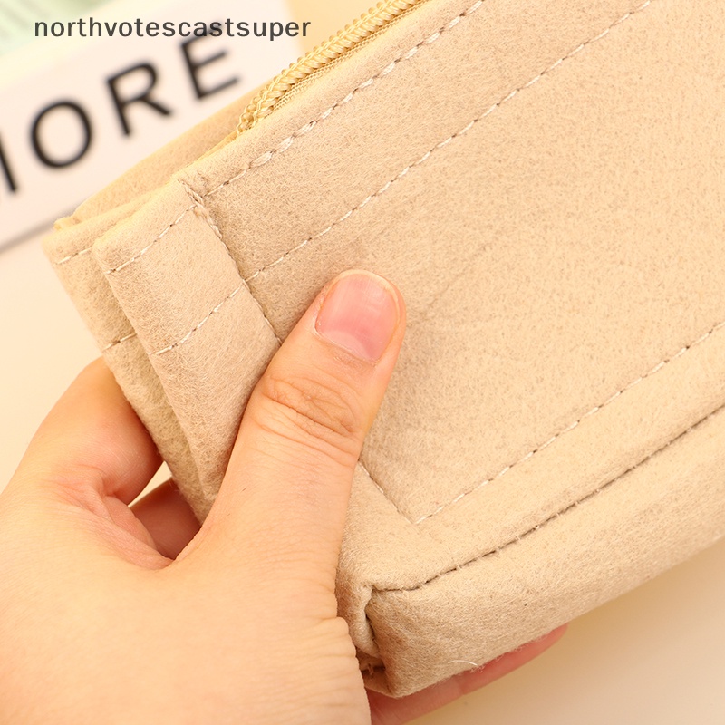 Northvotescastsuper Túi Nỉ mini Đựng Túi Xách Có Lớp Lót Bên Trong Tiện Dụng nvcs