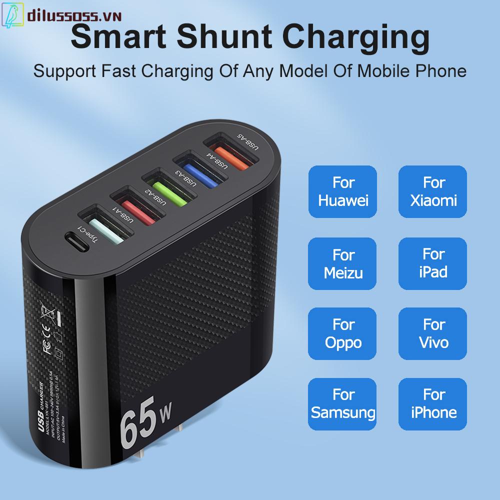 Củ Sạc 65w usb type-c 5v / 3.5a Cho iphone 14 13 12 huawei