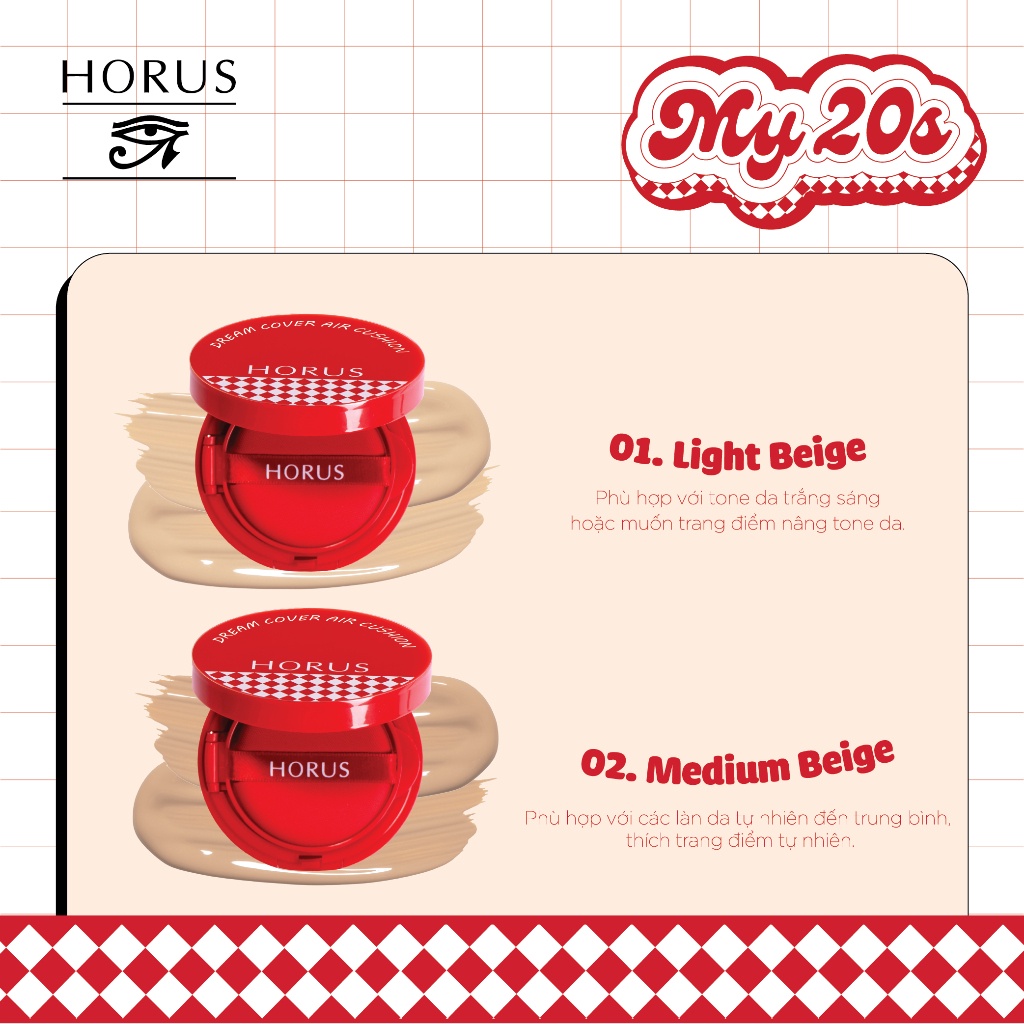 Phấn Nước Horus Dream Cover Air Cushion 12.5 G