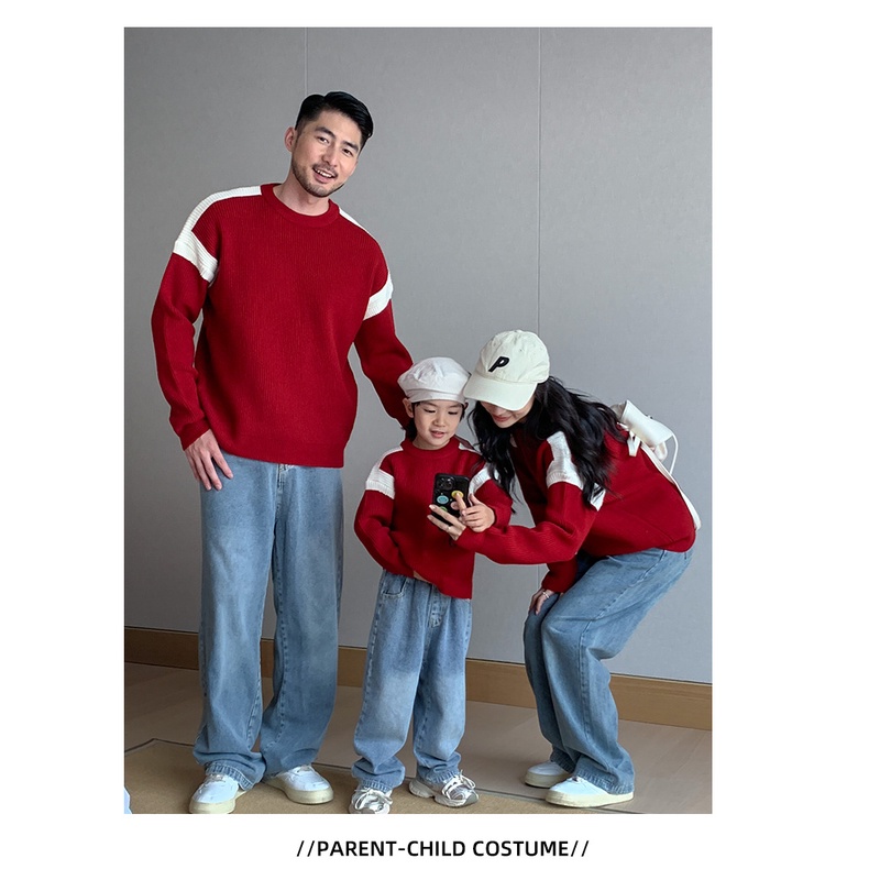 Áo sweater Phong Cách Giáng Sinh Thời Trang 2023 Cho Mẹ Và Bé