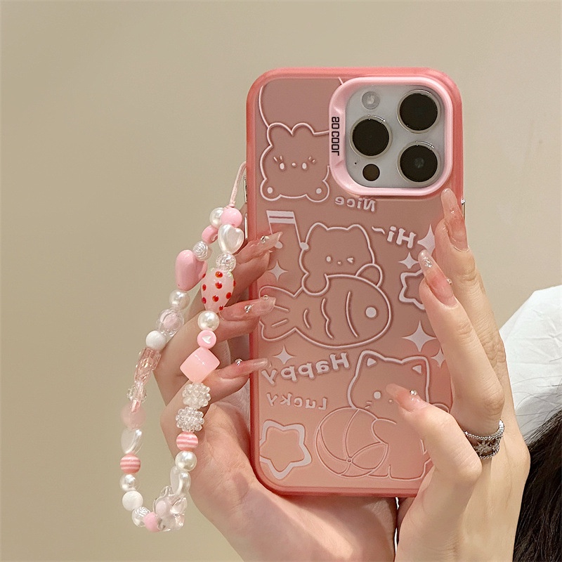 Play Ốp Điện Thoại In Hình Mèo Cho iphone15 / 14promax / 13 / 12 / 11 / xr / xs / x / xsmax / 7 / 8plus/HX-1