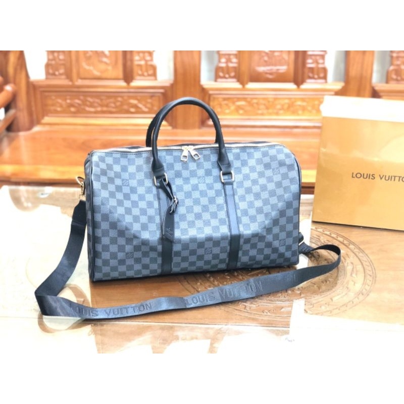 Túi trống du lịch LV hàng QCCC full logo hãng