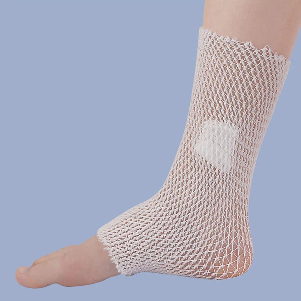 Btlimer Băng Quấn Thể Thao Vải Lưới Gạc Co Giãn Thoáng Khí Dài 2m Màu Trắng Dùng Để Cố Định Vết Thương