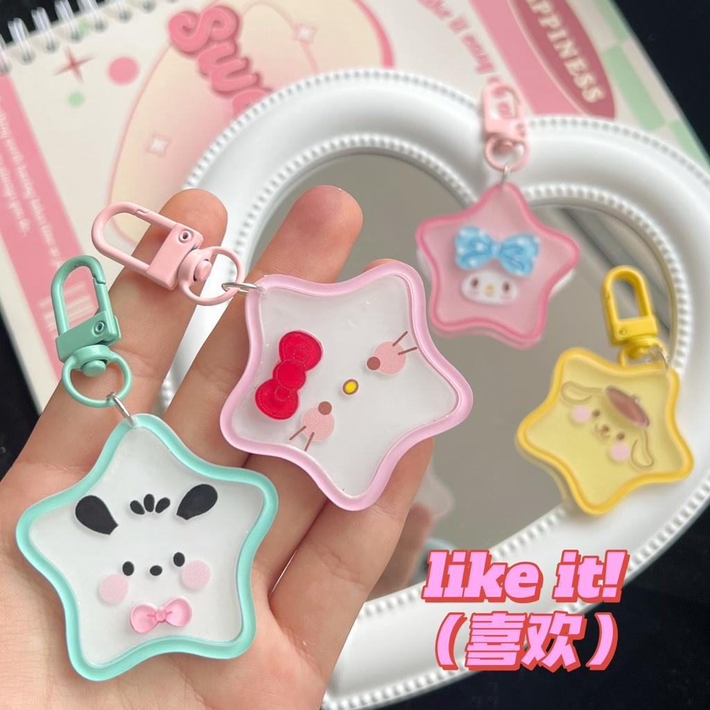 Sanrio kuromi melody cinnamoroll Hoạt Hình Xinh Xắn Gắn Móc Khóa
