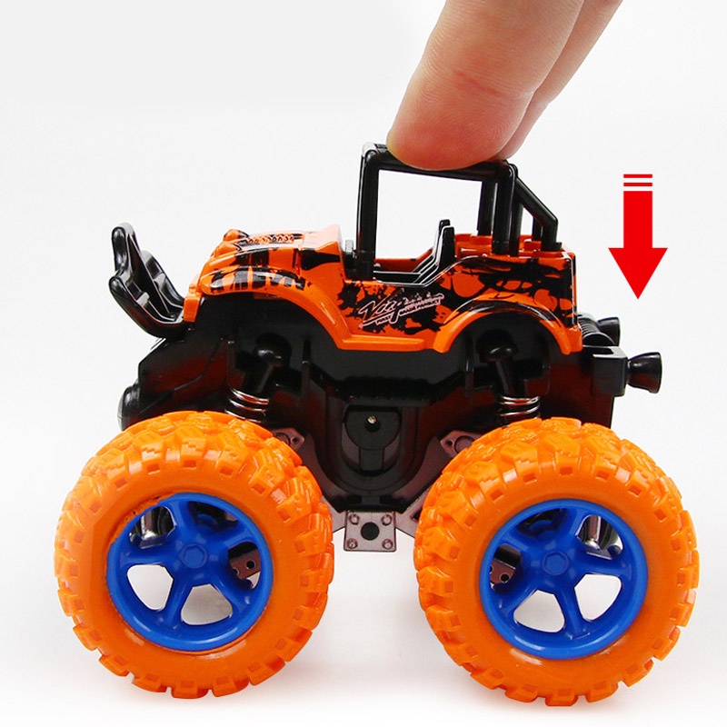Đồ chơi xe ô tô địa hình chạy đà quán tính bằng nhựa nguyên sinh an toàn, chạy rất xa và khỏe- Thepooh