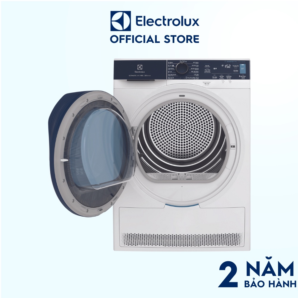 Máy sấy bơm nhiệt Electrolux Heat Pump 9kg UltimateCare 900 - EDH903R9WB