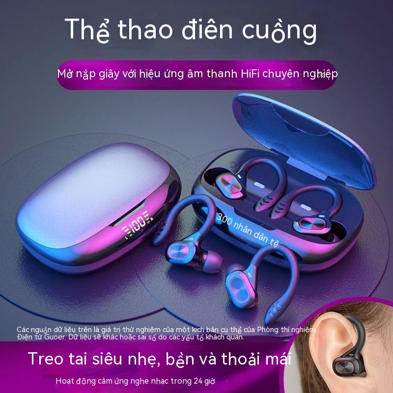 Tai Nghe Bluetooth Không Dây Treo Thể Thao