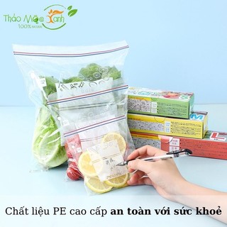 Sét 3 Túi Zip Đựng Thực Phẩm Tủ Lạnh