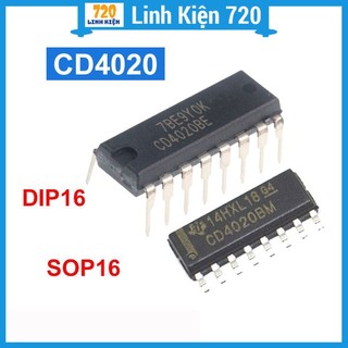 Cd4020 dip16 / sop16 16 chân dán, chân cắm tùy chọn