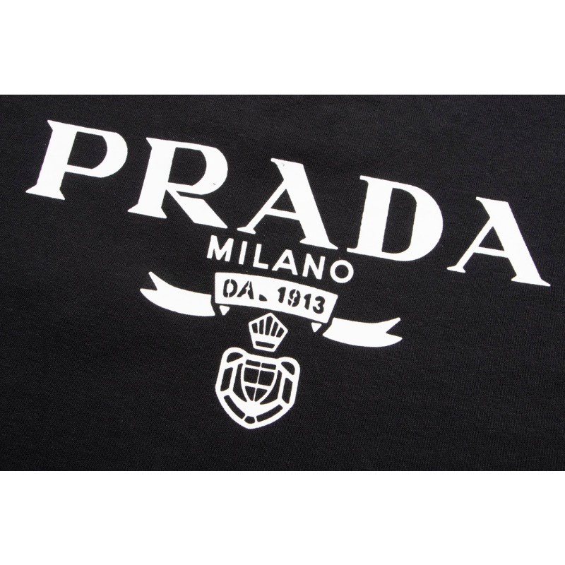 Áo hoodie Da Cổ Tròn In Nhãn Nhỏ Thời Trang Mùa Thu Cá Tính