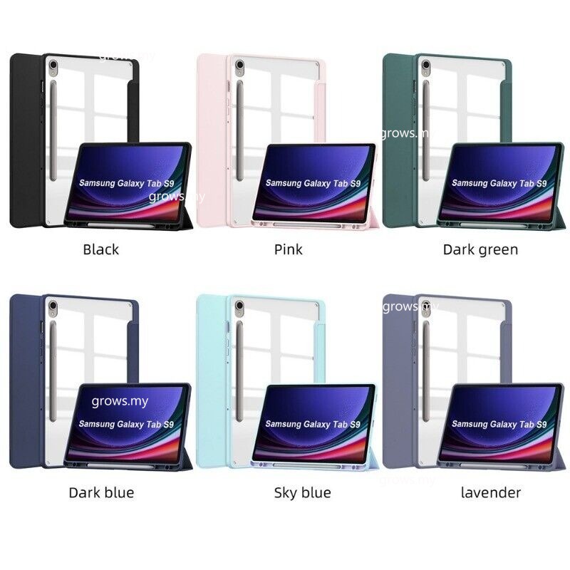 Bao Da Máy Tính Bảng Chống Sốc Cho samsung tab s9 fe + 2023 sm-J610 x710 s9 + s9 plus 12.4inch x810 s9fe 10.9 x510 Ốp