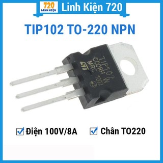 Transistor tip102 to-220 npn điện áp 100v/8a