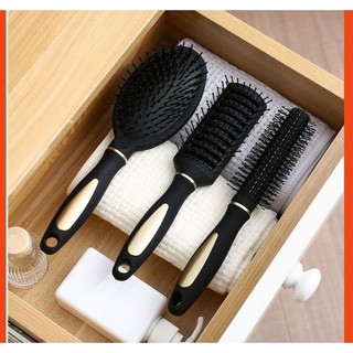 Combo 3 lược chải đầu - lược massage - lược chải tóc gỡ rối - lược chải tóc chuyên dụng - lược tạo nếp tóc
