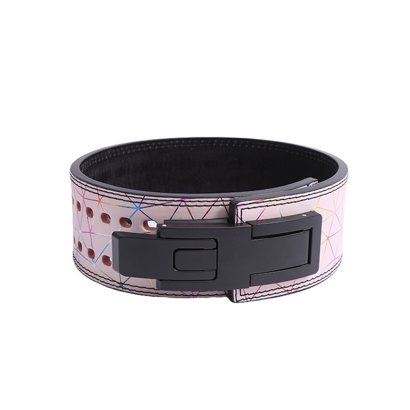 Thắt Lưng Da Bò Có Khóa Tự Động Hỗ Trợ Nâng Tạ Thể Thao Cho Nam Và Nữ