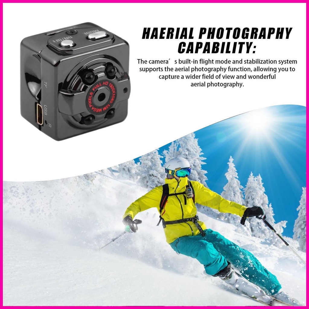 Camera Hành Trình mini hd Tầm Nhìn Ban Đêm Cho Ba Lô Du Lịch Llrnvn