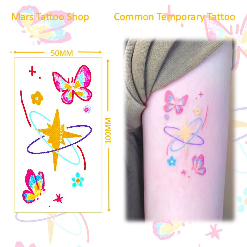 Hình Xăm Dán Tạm Thời Hình Bướm / Bướm cmnf018