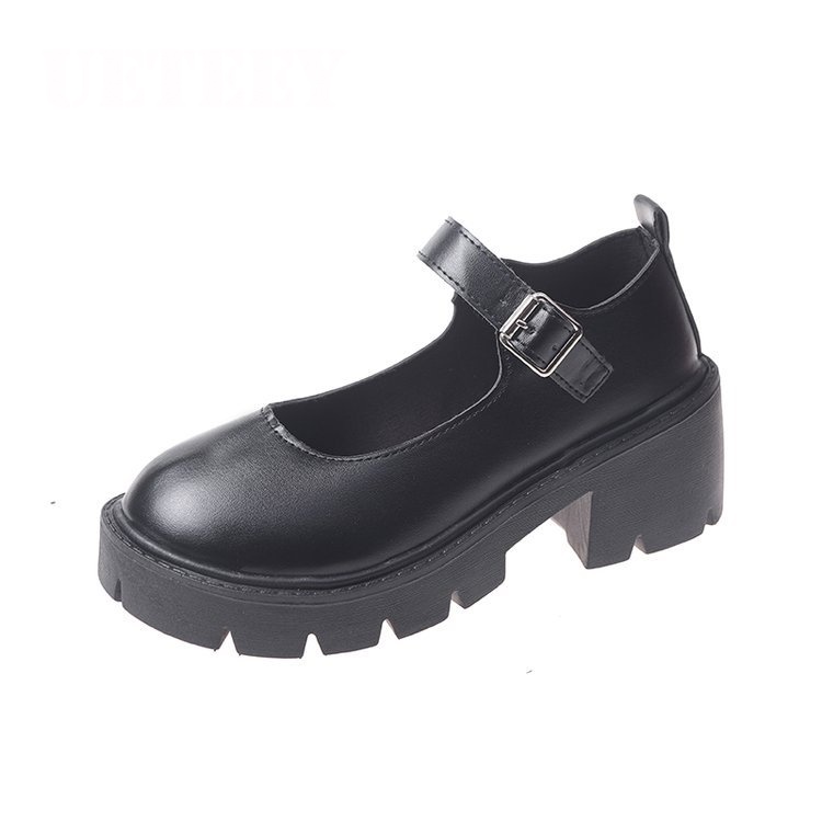 UETEEY giày búp bê Mary Jane Lolita Đế da mềm đế êm thời trang B94F0PM 40Z231007