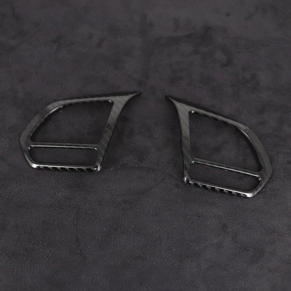 Bộ 1 / 2 / 3 Miếng Dán Trang Trí Vô Lăng Xe Hơi Bằng Sợi carbon Cho mg zs Eva hs mg6 mg5 ezs 2018-2021 g7s3
