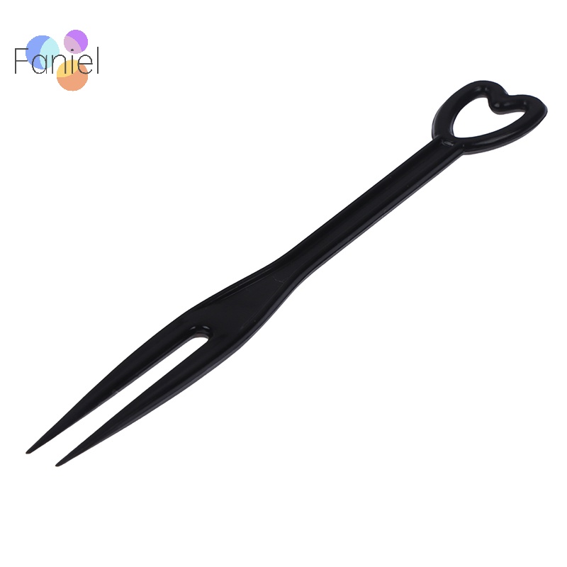 Túi 100 Nĩa Nhựa mini Ăn Trái Cây / Thức Ăn Trong Suốt