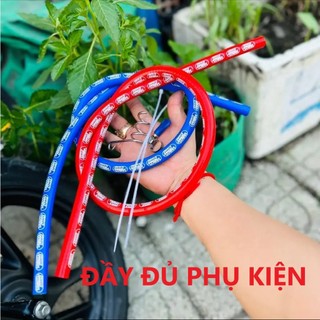 Ống samco nhỏ trang trí cho xe tay ga kèm phụ kiện cổ dê lò xo dây rút