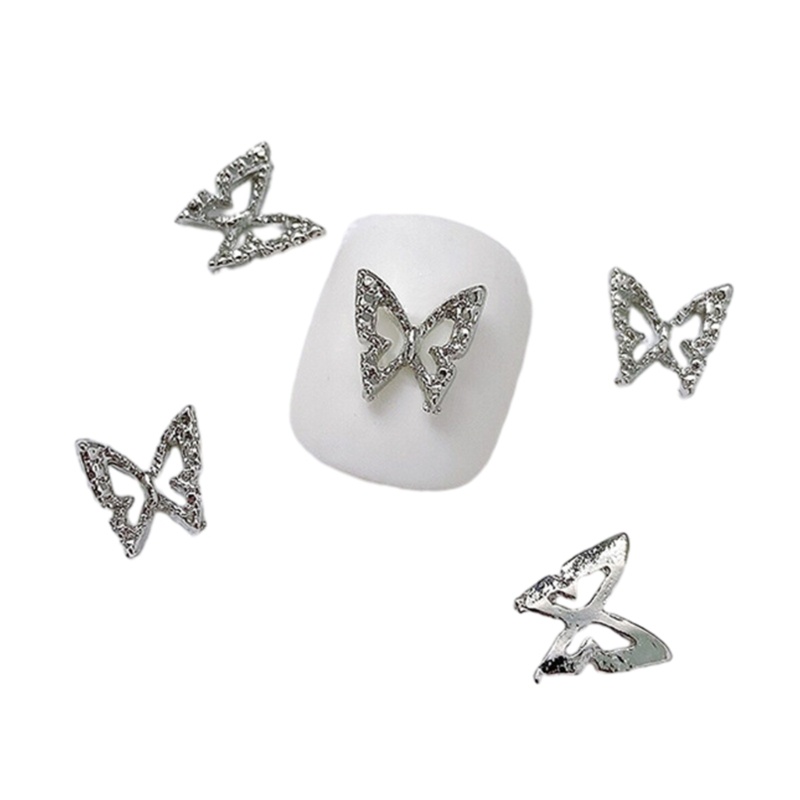 ✿ Set 10 Phụ Kiện Trang Trí Móng Tay 3d Hình Bướm Xinh Xắn charms