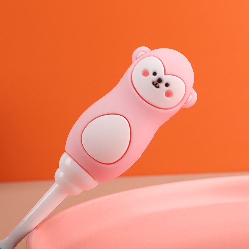 Dễ Thương Bàn Chải Đánh Răng Đầu Silicon Mềm Cho Bé 1-6 Tuổi