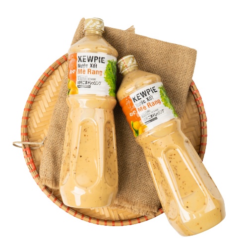 Sốt Mè Rang, Nước Sốt Mè Rang Kewpie Chai 180ML/210ML/500ML, Sốt Mè Rang Hữu Cơ Dùng Chấm, Trộn Salad,..