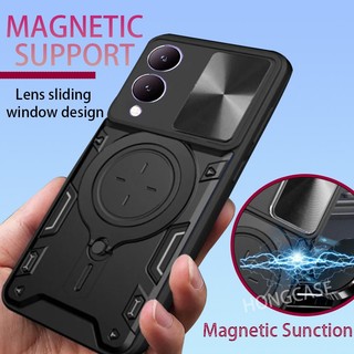 Ốp Điện Thoại Chống Sốc Có Giá Đỡ Cho vivo y17s vivoy17s y17 17s 4g 2023