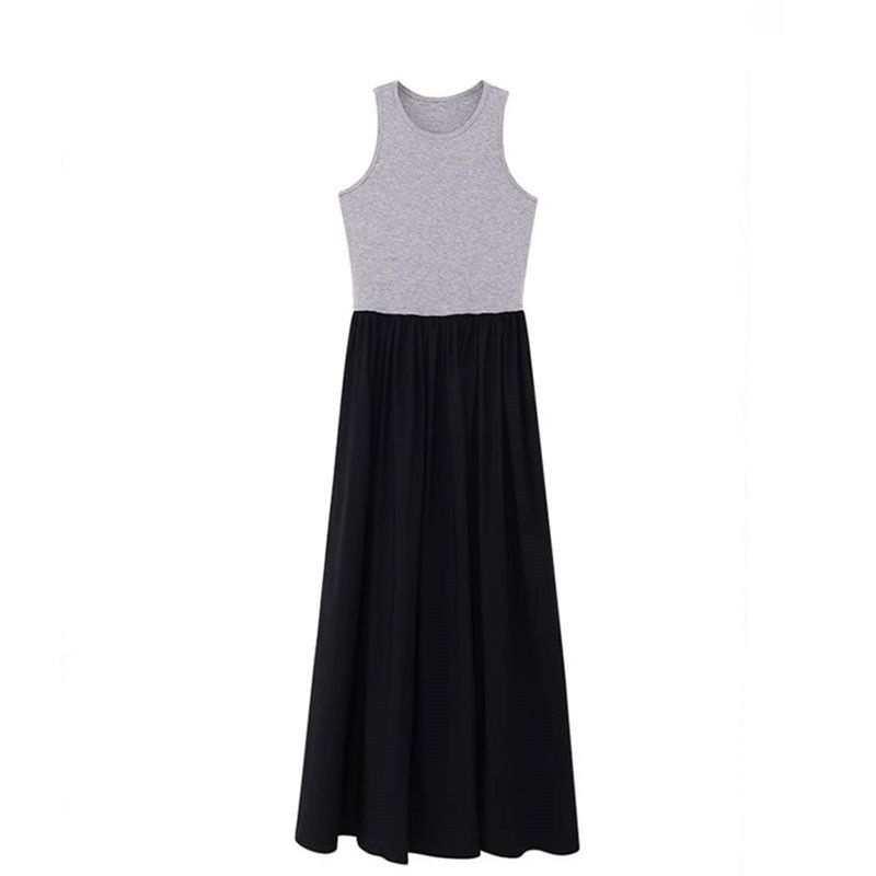 Lemon studio Set Áo Thun Đen Tay Dài Và Đầm Hai Dây Thời Trang Thu Đông Cho Nữ WD2005