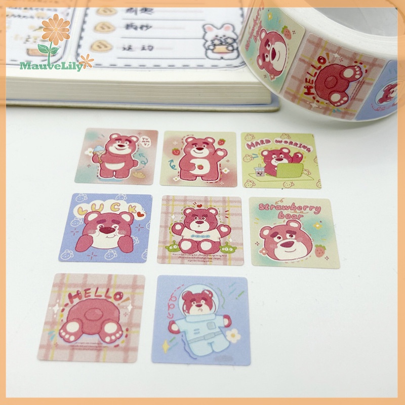 Cuộn 500 Miếng Dán Hình sanrio Hoạt Hình Dễ Thương Trang Trí Quà Tặng Cho Bé uuu