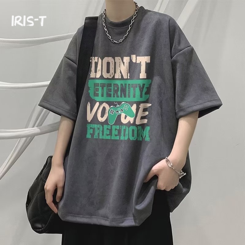 Iris-T áo phông nam Áo Thun phông áo nam thun Áo Thun Form Rộng Ngắn Tay Unisex MTX2300KPR 41Z231011