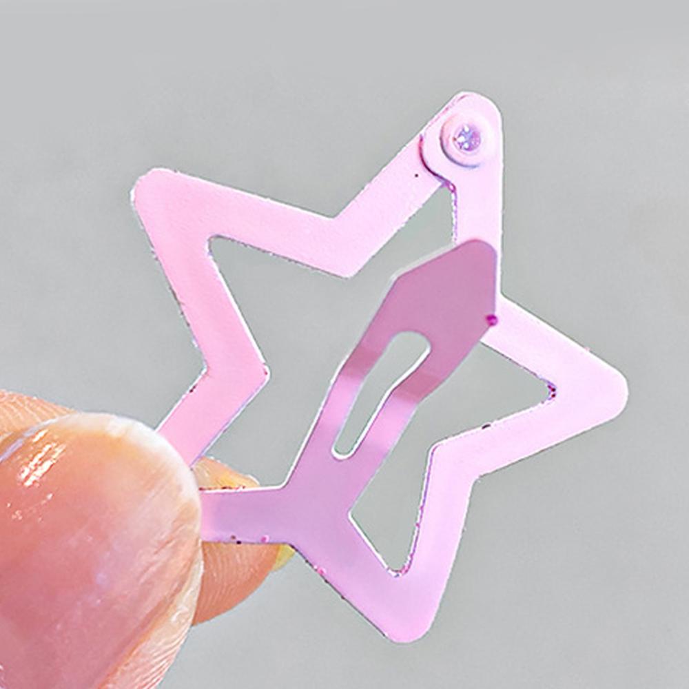 Cfstore set 10 Kẹp Tóc Hình Ngôi Sao Nhiều Màu Sắc Dễ Thương Cho Bé Gái q6t2