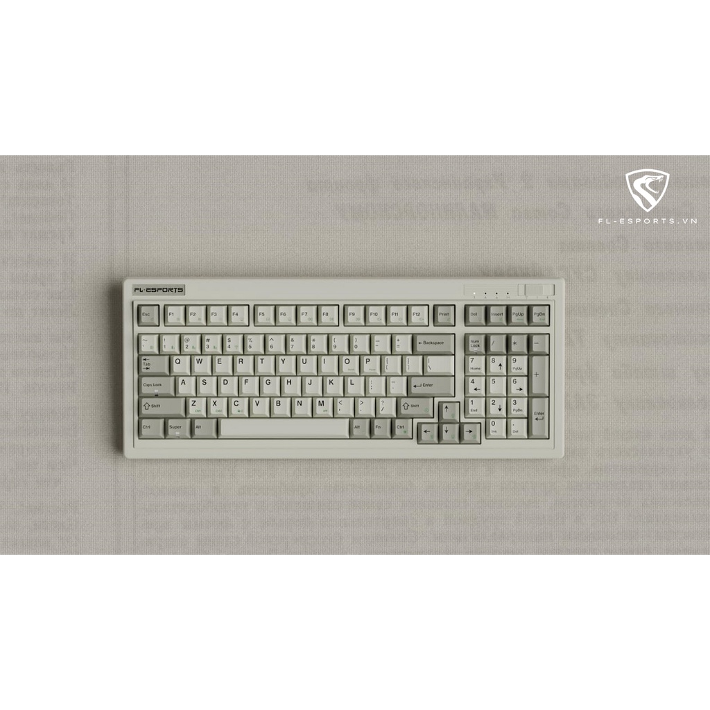 Bàn Phím Cơ FL-Esports OG98 3 modes hotswap mạch xuôi