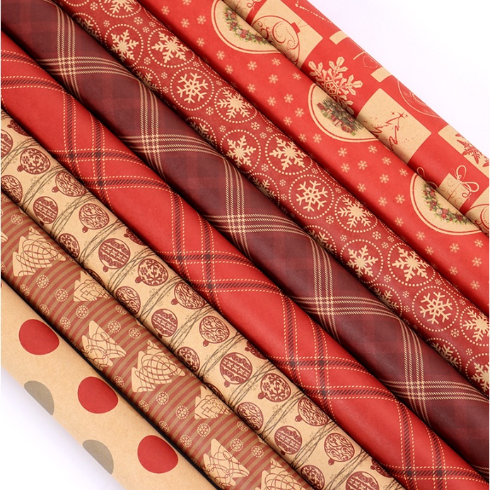 Giấy Gói Quà, Giấy Làm Thủ Công BST02 Trang Trí Noel Giáng Sinh
