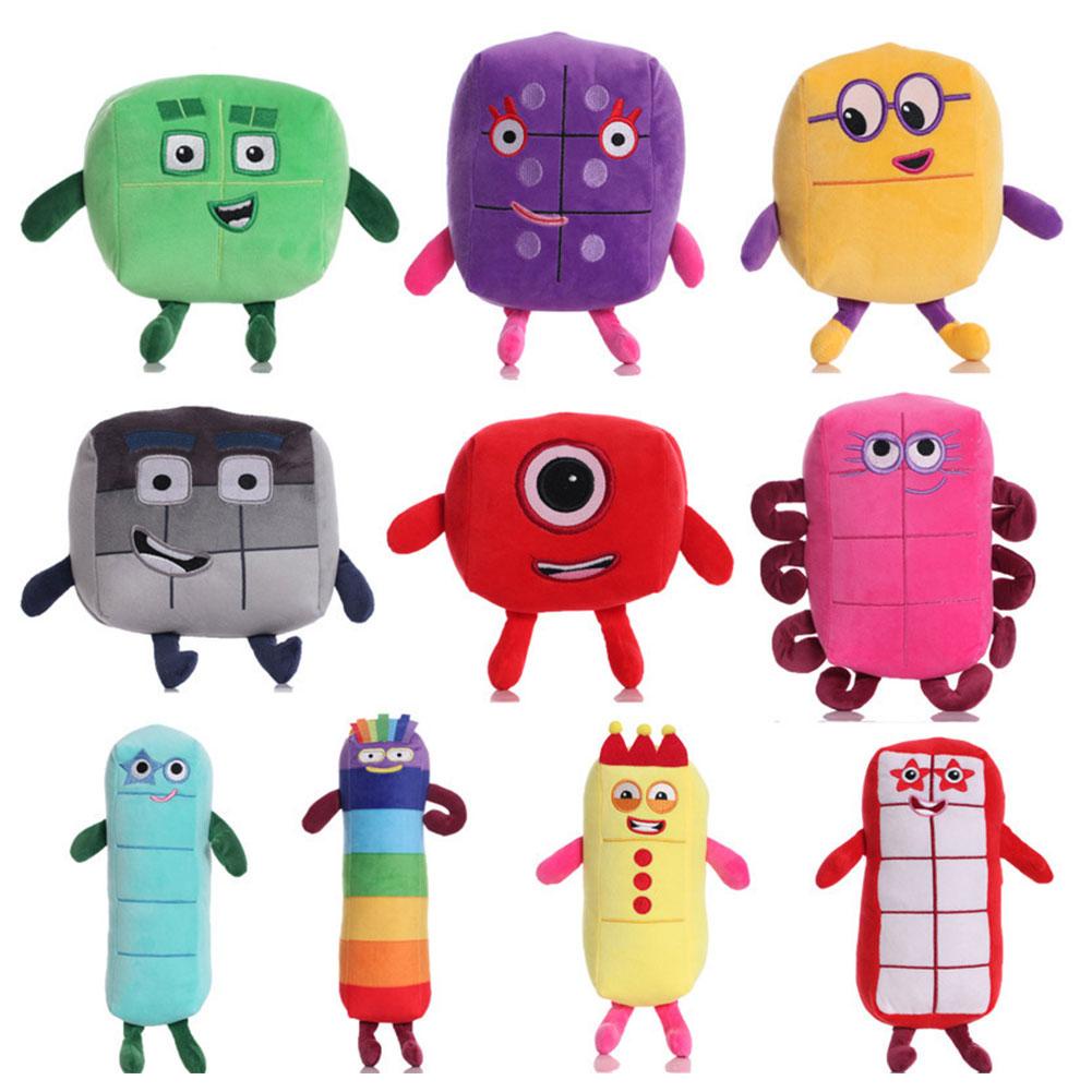 Thú Nhồi Bông Hình Số Hoạt Hình Đáng Yêu o2m0