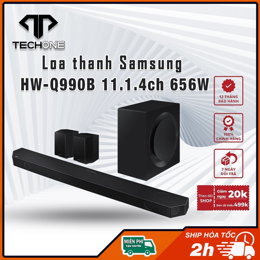 Loa Thanh Samsung Q-series Q990B  656W-Hàng chính hãng 12 tháng-Bảo hành 12 tháng