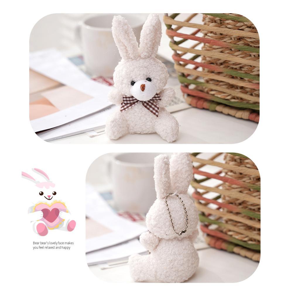 Hoạt Hình Thú Nhồi Bông q9a4 Hình Chú Thỏ Thắt Nơ Đáng Yêu Cho Bé