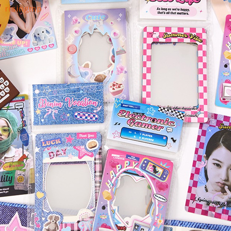 Set 15 Tấm Nhãn Dán pet Họa Tiết Động Vật Kẻ Sọc Trắng Trang Trí Viền Sổ Tay diy