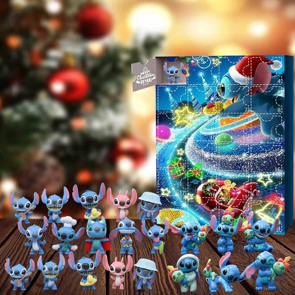 Disney Stitch Advent Calendar Contains 24 Gifts Christmas Countdown Calendar