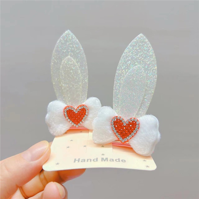 Kẹp Tóc Hình Tai Thỏ 3d Cho Bé Gái