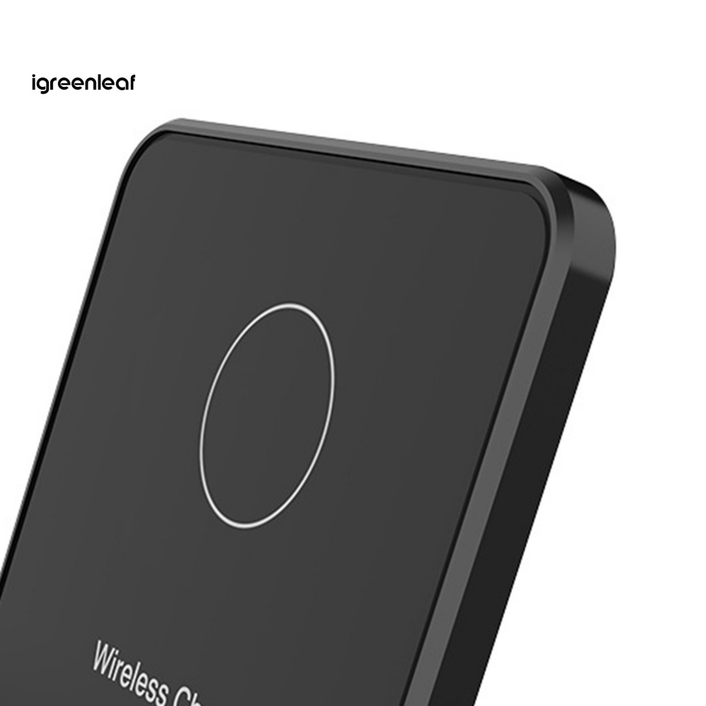 Đế Sạc Nhanh Không Dây 10w Hình Vuông Chống Trượt Công Suất Cao Cho Điện Thoại huawei iphone