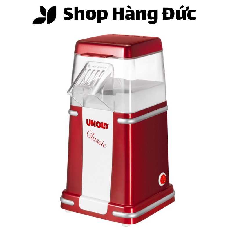 Máy Nổ Bỏng Ngô Unold 48525, Máy Làm Bỏng Ngô, Nổ Nhanh, Không Bị Cháy, Nhập Đức, BH 12 Tháng, Shop Hàng Đức
