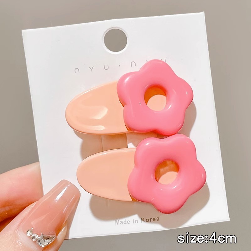 Dễ Thương Kẹp Tóc y2k Hình Ngôi Sao Hồng Đáng Yêu Cho Bé