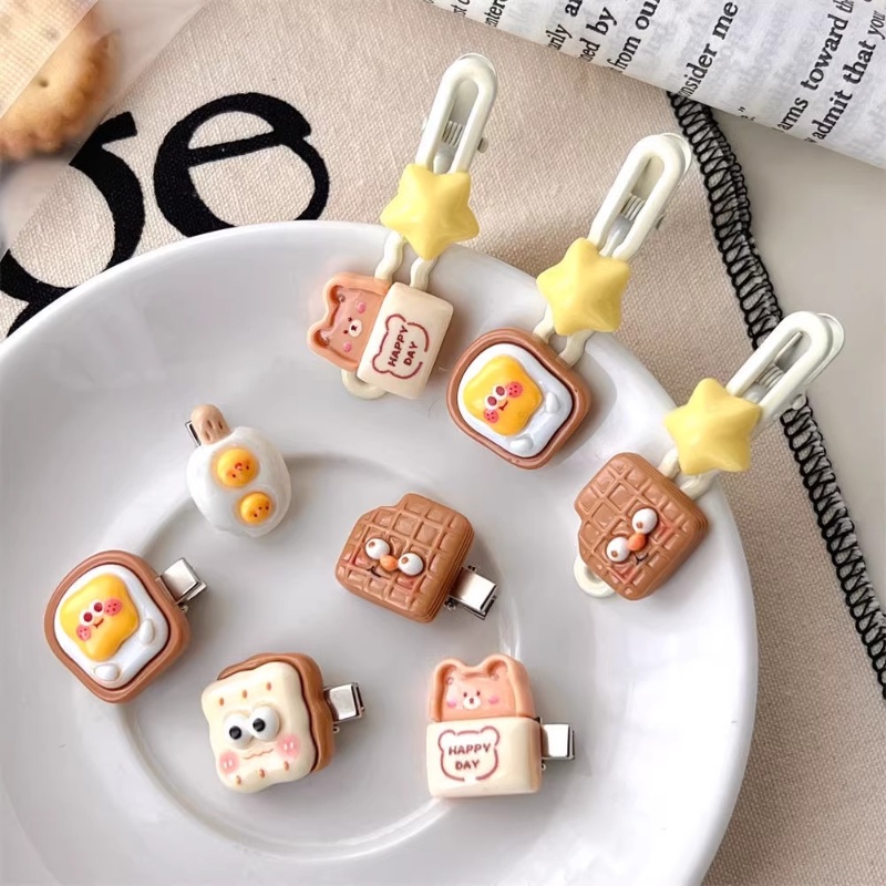 Mới Kẹp Tóc Hình Bánh Mì Ngộ Nghĩnh
