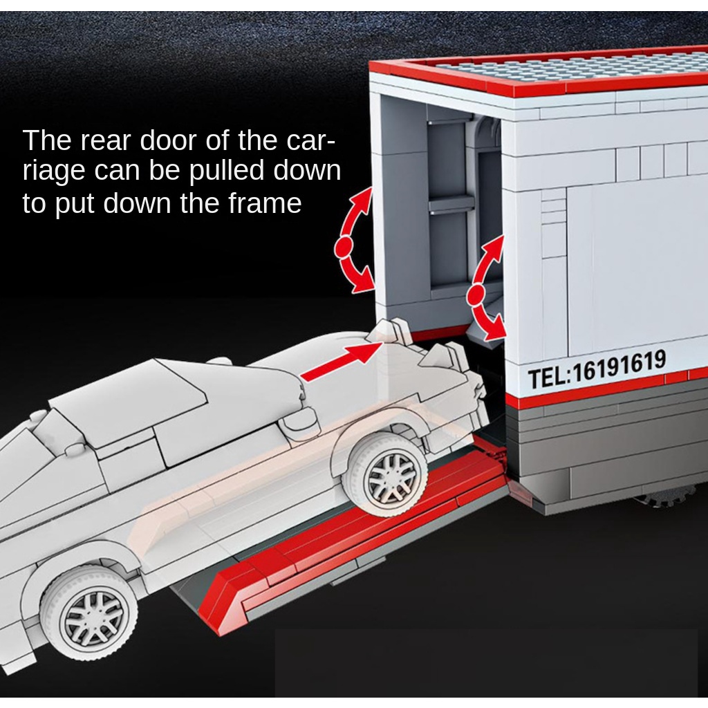 Bộ 1258 Mô Hình Xe Đua Đồ Chơi moc technic Cho Bé Mới