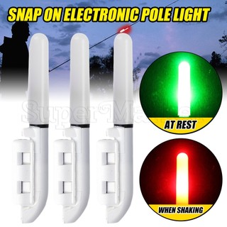 Que phát sáng / phao câu cá có thể tháo rời / cần đèn led cr425 pin