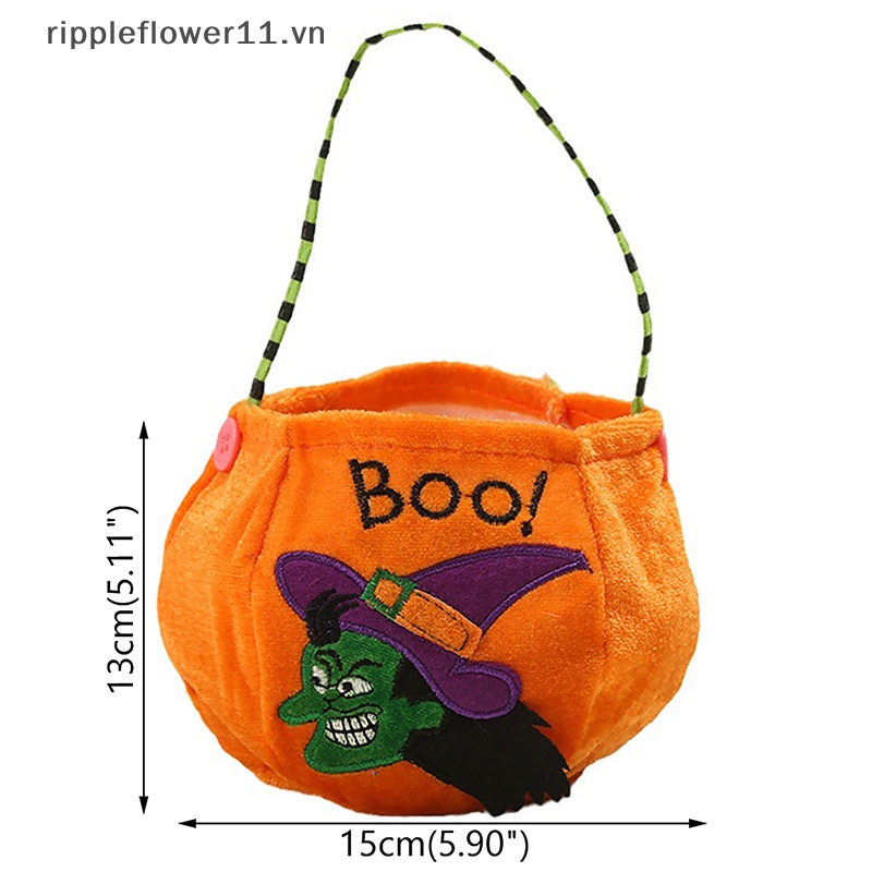 Túi Đựng Kẹo halloween 2023 Hình Phù Thủy / Mèo Đen / Bí Ngô