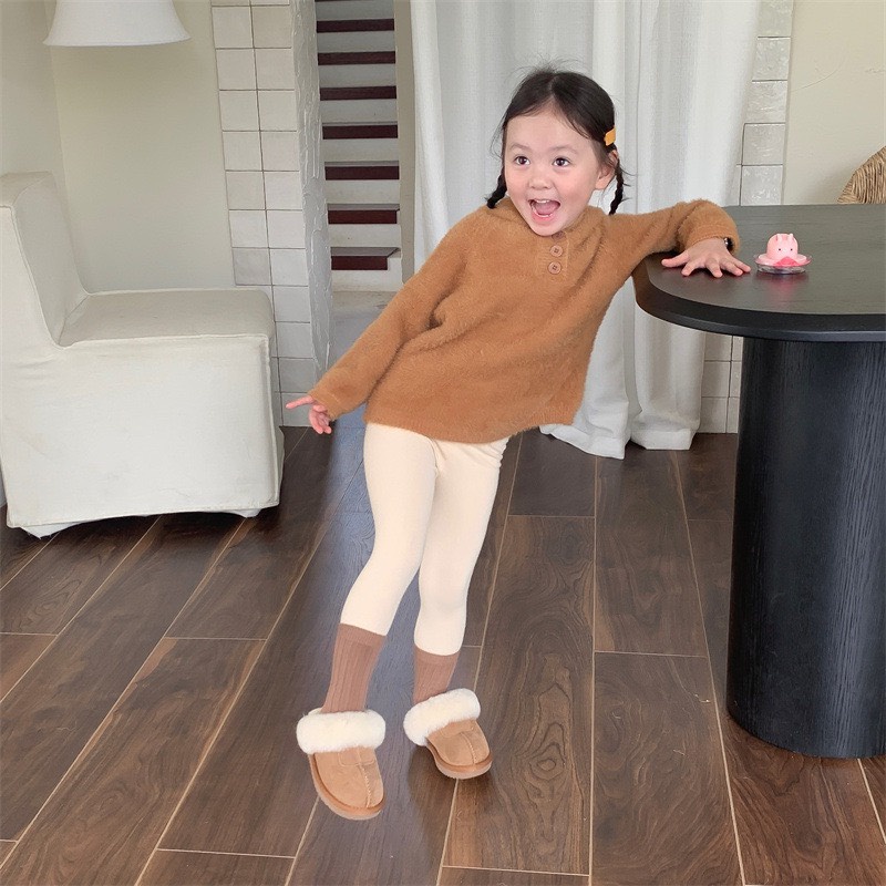 QUẦN LEGGING TRƠN VÀ HÌNH TRÁI TIM CHO BÉ- HÀNG QCCC